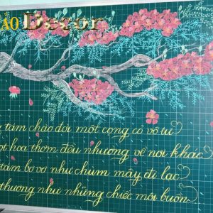 trang trí bảng lớp kỷ yếu