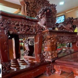 những bộ bàn ghế gỗ đẹp nhất việt nam