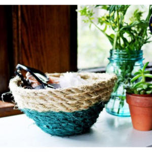 làm đồ trang trí bằng dây thừng